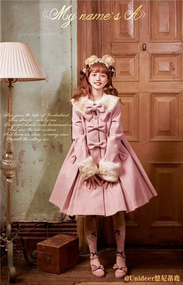 US$ 126.99 - Unideer - A Shape Lolita Coat for Winter - m.lolitaknot.com