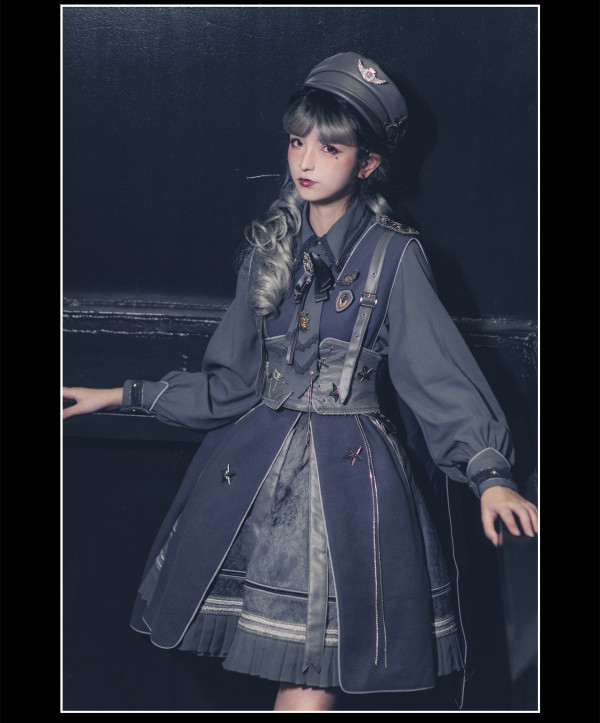 Susin -Alpha- Ouji Military Lolita Blouse