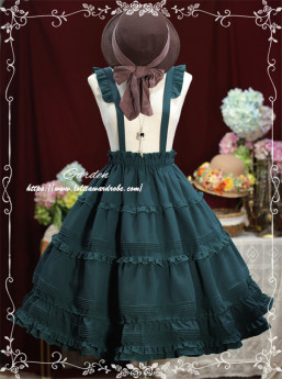 Tiny Garden -Excellent Student- Vintage Classic Lolita Skirt