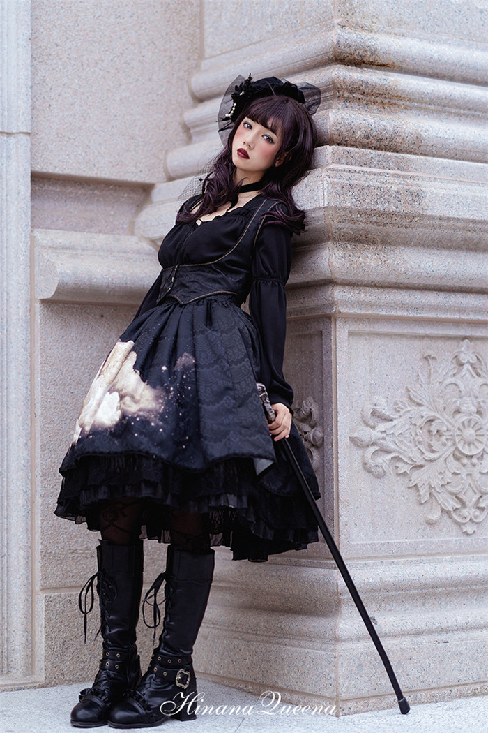 US$ 37.99 - HinanaQueena -Moon Tide- Classic Lolita Skirt and Vest Set ...
