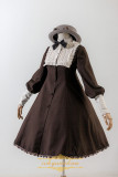 Ichigomikou -Shylock- Classic Vintage Lolita Long Jacket OP Dress