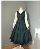 FaeriesDaffodil -A Letter from Austin- Classic Vintage Lolita JSK, Vest and Short Jacket Set