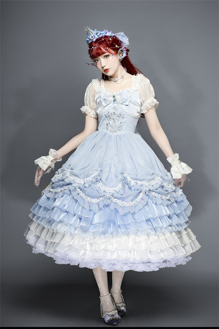 US$ 109.99 - Little Mermaid Classic Lolita OP Dress - m.lolitaknot.com
