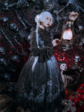 Die Out Gothic Lolita OP Dress and Corset Set