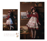 Baduoni -Sweet Tea- Sweet High Waist Lolita OP Dress