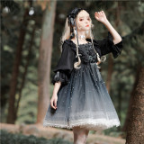Captain Meow -Daylight Dream- Sweet Middle Length Sleeve Lolita OP Dress