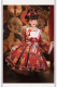 Red Autumnal Leaves Wa Lolita OP Dress