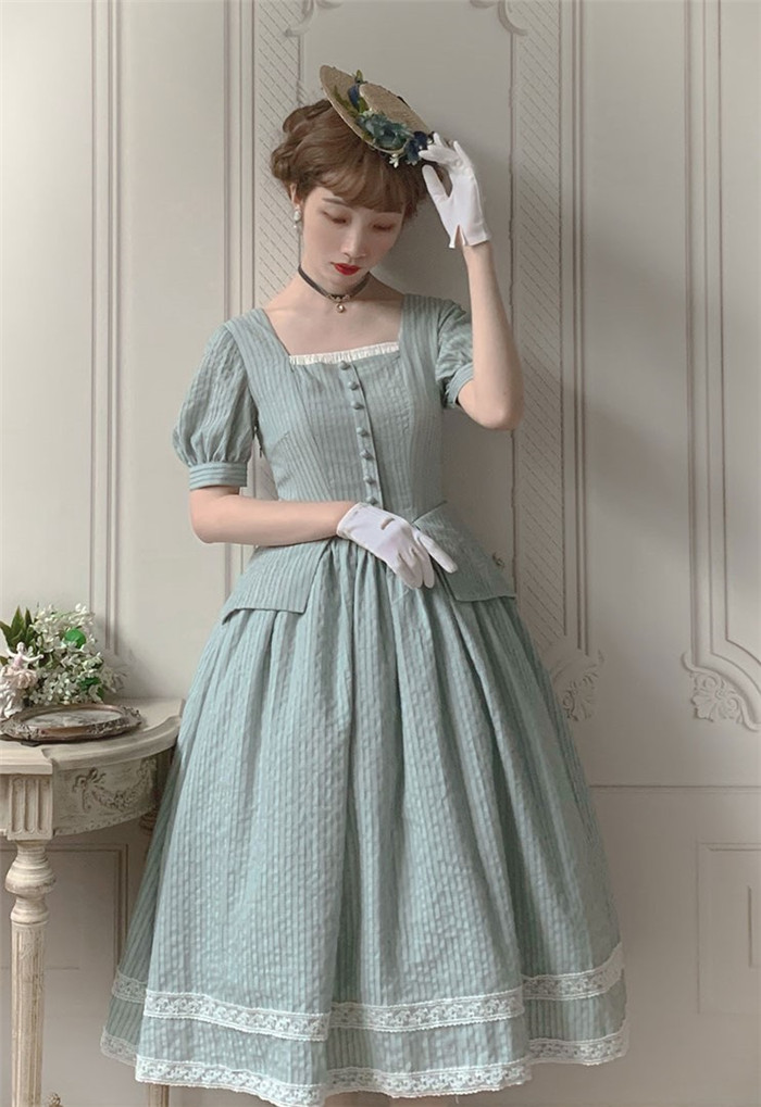 US$ 77.99 - Camellia Girl Vintage Classic Lolita OP Dress