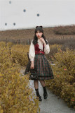 Miss Point -Song of Joy- Vintage Classic Casual Lolita Vest, Blouse and Skirt Set