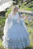 FaeriesDaffodil -Final Design- High Waist Princess Corset Lolita Skirt