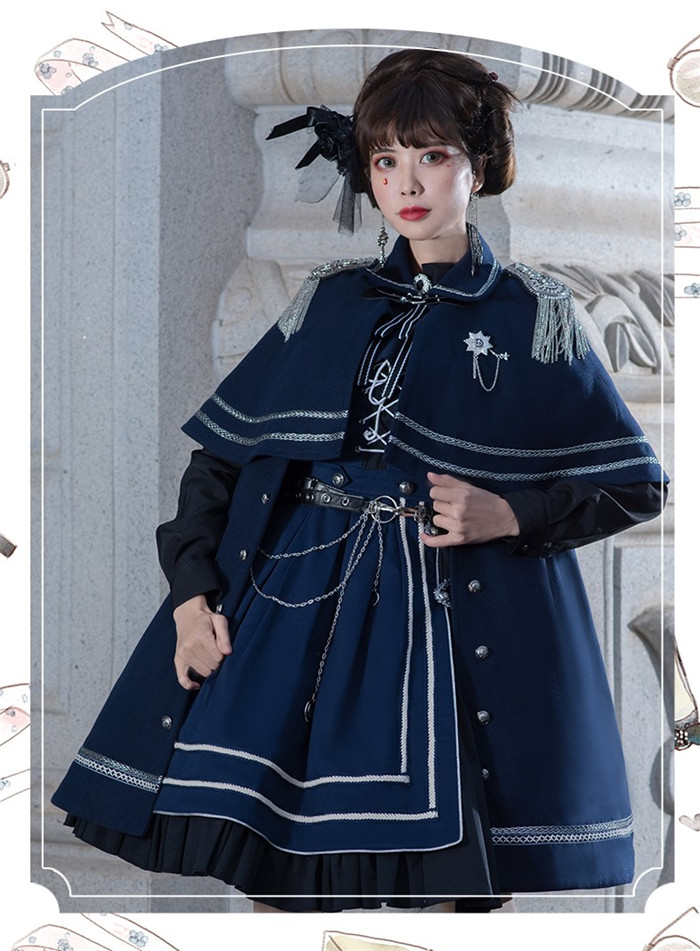 US$ 63.99 - The Battle of No Wounds Ouji Lolita JSK, Cape and ...