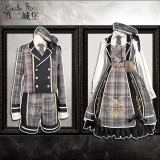 CastleToo -The Wounds of War- Ouji Lolita Jacket, Shorts and Accessories Full Set