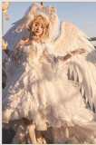 MoiMoiHoney -The Falling Feather-  Princess Lolita Wedding Dress
