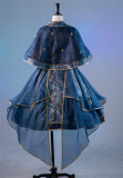 Doirs Night -Peacock- Qi Lolita JSK with Matched Bolero, Cape and Overskirt