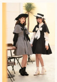 Amber Mirror -New Street Maiden- Classic Lolita JSK with Detachable Cape