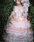 Gorgeous Fairy Tea Party Princess Wedding Lolita JSK with Arm Sleeves