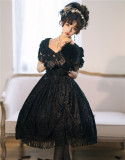 Black Pearl Classic Lolita OP Dress