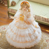 The Palace of Angels Tea Party Princess Wedding Lolita JSK with Arm Sleeves