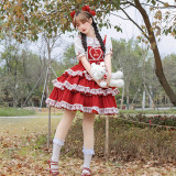 Withpuji -Cherry Time- Sweet Doll Lolita OP Dress
