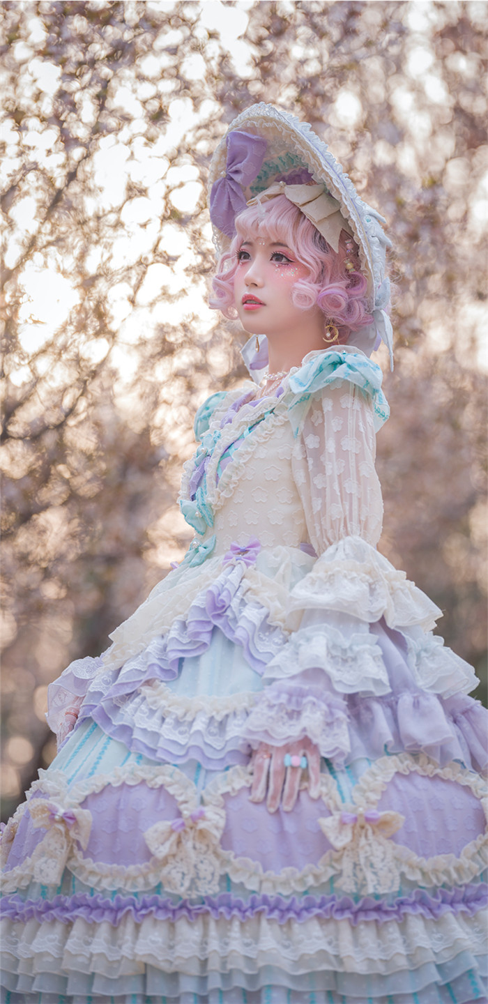 Rainbow lolita deals dress