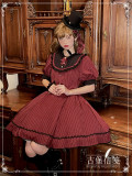 Letter from Castel Classic Vintage Casual Lolita OP Dress