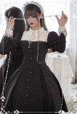 Dark Bubble Classic Lolita OP Dress and Matched Blouse