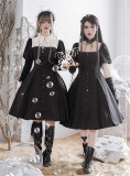 Dark Bubble Classic Lolita OP Dress and Matched Blouse
