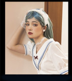 Cyan Lolita -Sound of Waves- Sailor Lolita Headwear and Sailor Hat