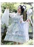Yinluofu -Lotus in the Water- Tea Party Princess Qi Lolita JSK
