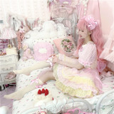 Cute Doll Sweet  Lolita OP Dress Full Set