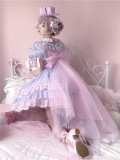 Cute Doll Sweet  Lolita OP Dress Full Set