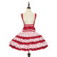 Magic Tea Party -Cherry Tea Party- Sweet Lolita Skirt with Suspender