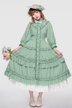 Ellywick Countryside Casual Classic Lolita OP Dress