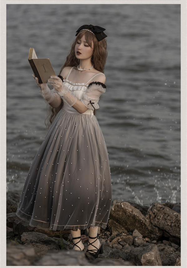 Withpuji -Star River in My Dream- Classic Lolita OP Dress