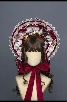 Leicester Sweet Lolita Headdress and Overskirt