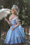 Fantastic Wind -Sea Salt- Classic Elegant Lolita OP Dress and Hat