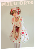 Milu Orig -Little Cherry- Sweet Lolita OP Dress