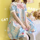 Cat Afternoon Tea Sweet Lolita OP Dress