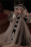 Girl in Antique Cabinet Vintage Classic Lolita OP Dress