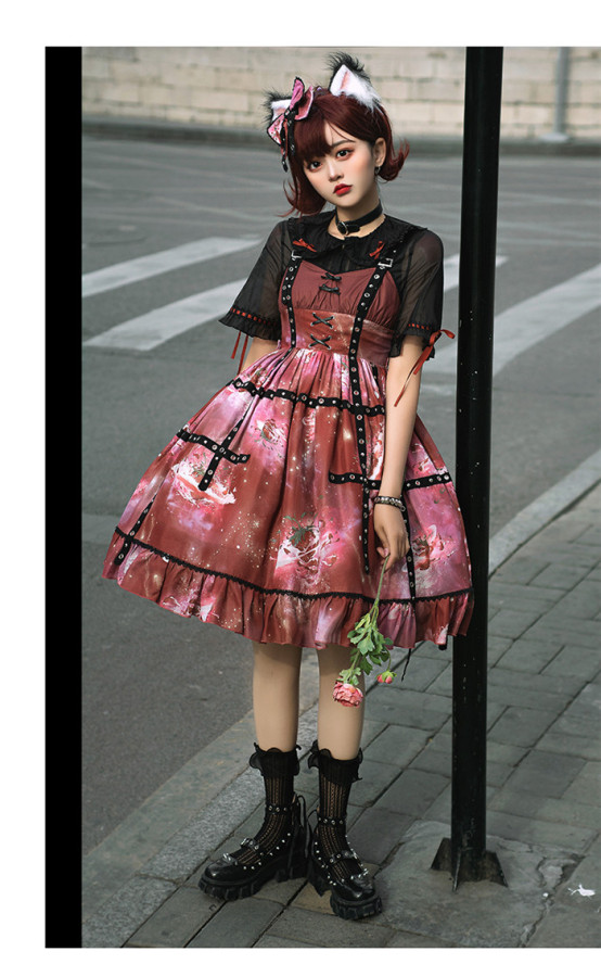 Baduoni -Bombing Strawberry- Sweet Lolita JSK