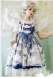 Dream of the Sky Classic Lolita JSK and Hairclilp