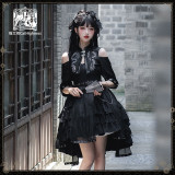 CatHighness - Black Dragon- Qi Lolita Dress and Hairclip