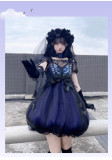 Star Fantacy -Night Elf-  Butterfly Gothic Punk Lolita JSK Version I