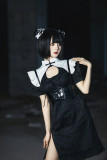 YourHighness -The Battle- Qi Punk Maid Lolita OP Dress