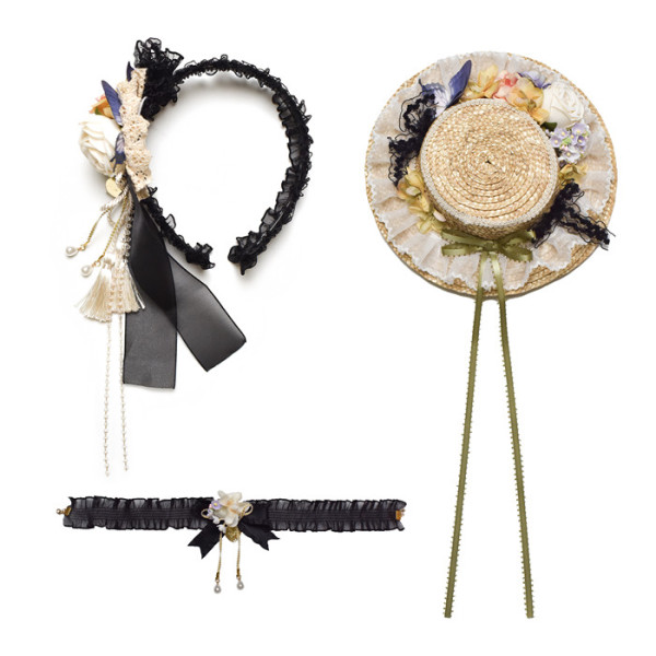 Southern Cross -Flora- Classic Lolita Headdress and Necklace