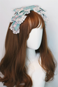 CatHighness - Freesia- Classic Countryside Lolita Headbow and Hairclip