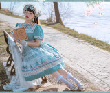 CatHighness - Freesia- Classic Countryside Lolita OP Dress