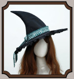 CatHighness - Magic Academy- Classic College Halloween Witch Lolita Hat