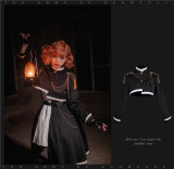 Kiyana -End of the Army- Ouji Military Lolita JSK, Short Jacket and Cloak