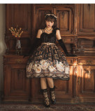 CatHighness - Ceylon in the Moon- Sweet Gothic Lolita JSK and Headbow